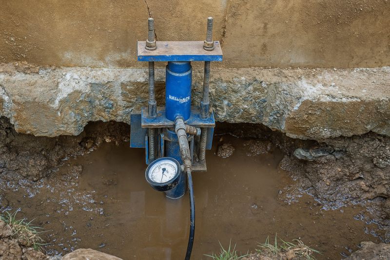 Sinking Foundation Lifting